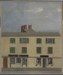 De Zilversmidwinkel van William Homes, Jr., c.1816-25 door American School